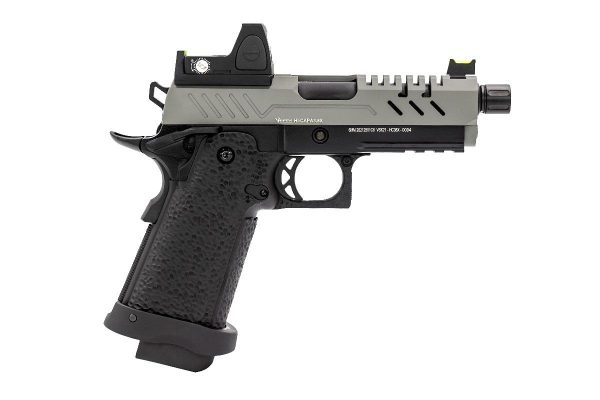 Réplique GBB gaz Vorsk Hi-Capa PRO + BDS Noir / Gris 1,0J – Image 4