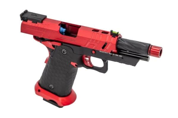 Réplique GBB gaz Vorsk CS Hi-Capa Vengeance Compact Noir / Rouge 1,0J – Image 2