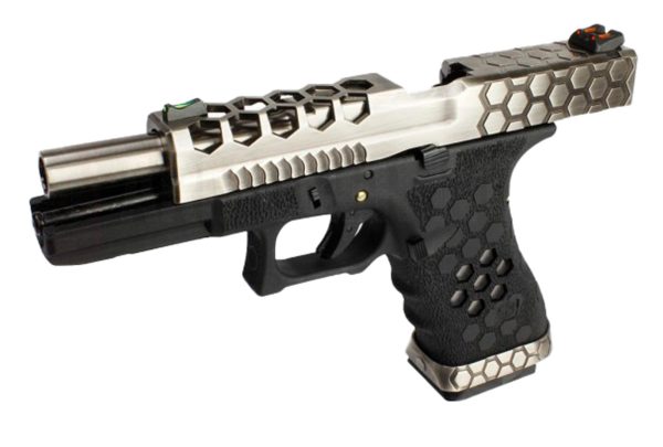 Réplique GBB VX0100 hex cut Noir/Silver – Image 4