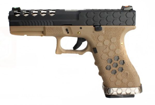 Réplique GBB VX0111 hex cut Tan/Noir – Image 2