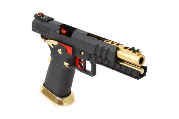 Réplique HX2002 FULL BLACK & GOLD gaz GBB – Image 2
