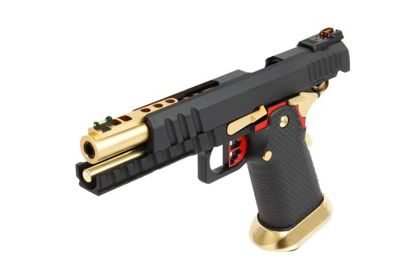 Réplique HX2002 FULL BLACK & GOLD gaz GBB – Image 4