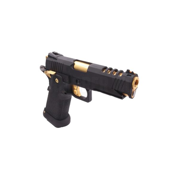 Réplique Hi-Capa 4.3 HX2711 full gaz GBB noir et or – Image 3