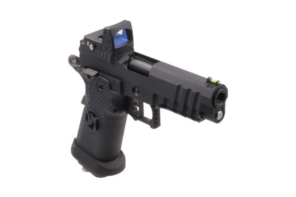 Réplique airsoft GBB HX2602 full Black gaz avec red-dot factice – Image 3