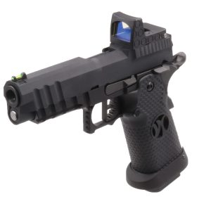 Réplique airsoft GBB HX2602 full Black gaz avec red-dot factice