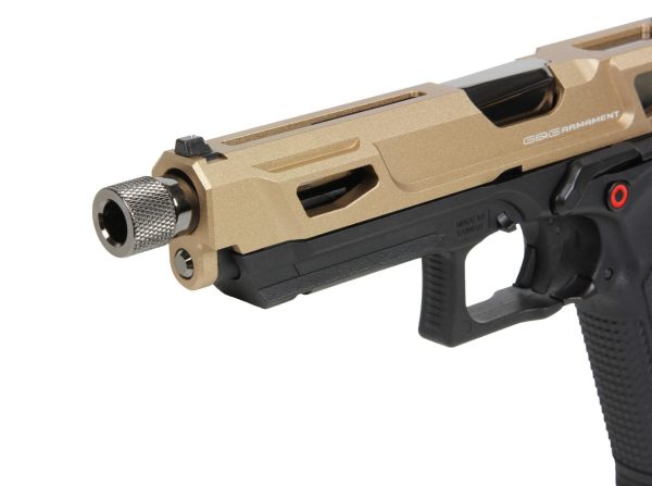 Réplique GBB pistolet GTP9 gaz 0,9J MS DST Gold – Image 6