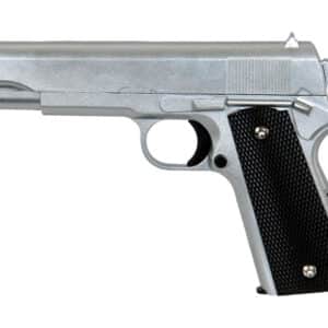 Réplique pistolet à ressort Galaxy G13S Silver full metal 0,5J