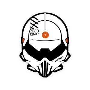 Autocollant MONK 'HCC Mask'