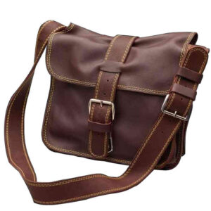 Musette de chasse en cuir Pedersoli