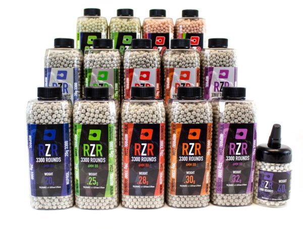 Billes Airsoft 6mm RZR 0.20g bouteille 3500 bbs – Image 2