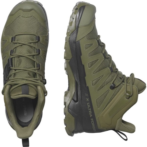 CHAUSSURE SALOMON X ULTRA FORCES MID - VERT – Image 6