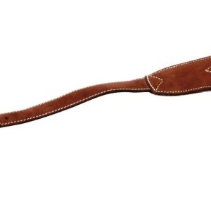 Bretelle cuir forme cobra antiderapante broderie trace sanglier