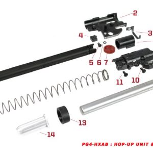 Pièces origine Bloc Hop-up et recoil rod série HX