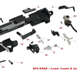 Pièces origine pour lower frame et ensemble marteau série HX