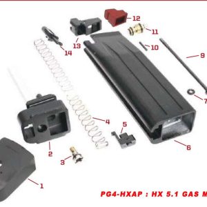 Pièces origine pour chargeurs gaz série HX