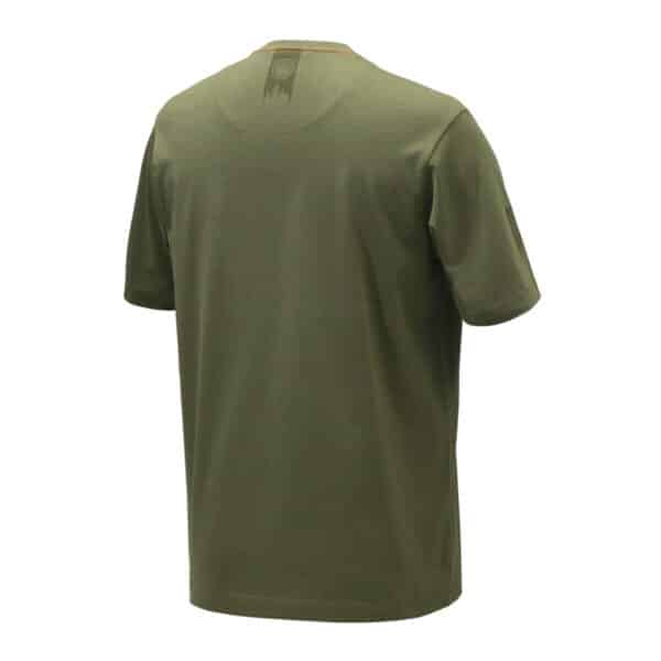 T-shirt Homme Beretta Trident Dark Olive – Image 2