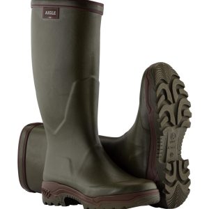 Bottes caoutchouc Parcours II kaki - Aigle