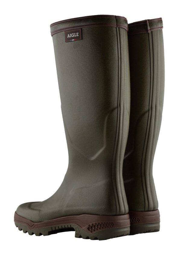 Bottes caoutchouc Parcours II kaki - Aigle – Image 3