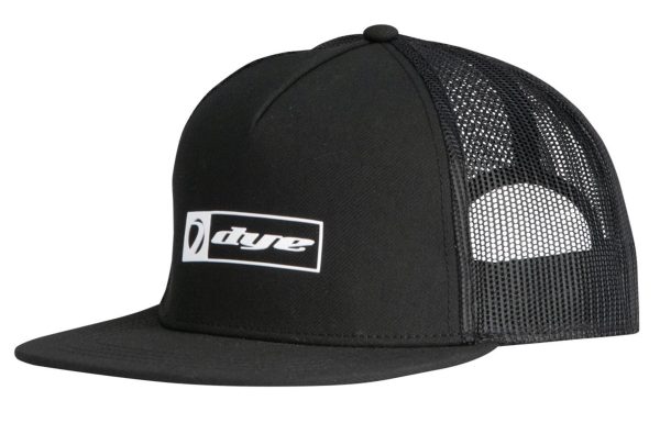 Casquette DYE Hat Squared Trucker Gris/Noir – Image 2