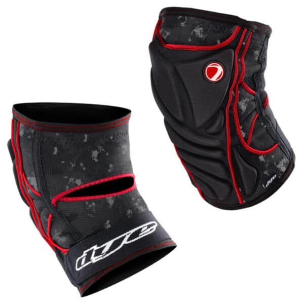 Genouillère paintball Dye Black/Rouge – Image 2