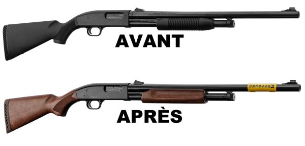 Crrosse bois ATP 6 Mossberg - fusil à pompe M500 – Image 5