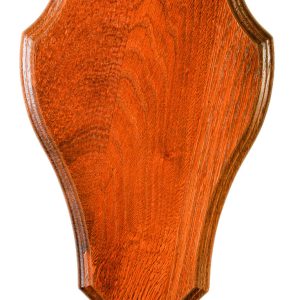 Ecusson Januel en chêne doré pour chevreuil de 300mm x 180mm