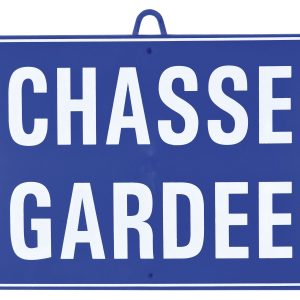 Chasse gardée dim 28 x 20 cm, Bleu
