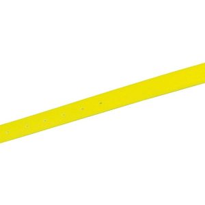Collier fluo en PVC souple - Jaune