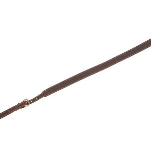Bretelle plate pour Fusil avec croute grasse piquée - largeur de 25mm - avec mousquetons