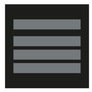 Grade velcro 5x5 basse visibilité - directeur