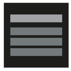Grade velcro 5x5 basse visibilité - directeur stagiaire