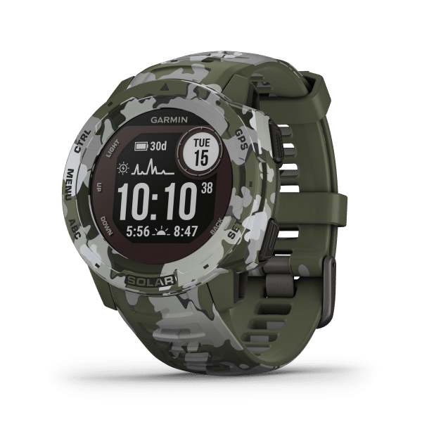 Montre gps multi-fonction Garmin instinct solar - Lichen Camo