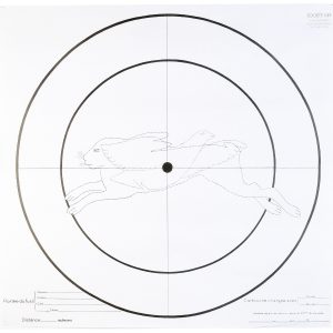 Lot de 100 Cibles d'essai Fusil 90x90