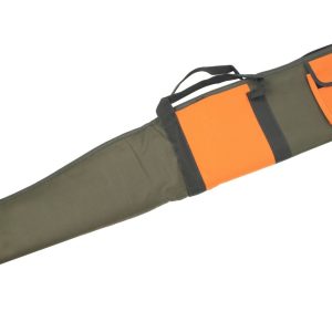Etui Fusil matelassé Vert et fluo long 130 cm