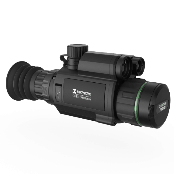 Lunette à amplification de lumière HIKMICRO Cheetah avec télémètre laser - 2.7-21.6x32