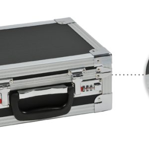 Mallette abs aluminium pour 200 Cartouches