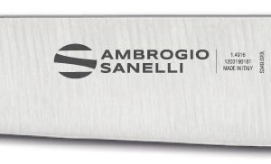 Couteau à découper 20cm gamme Chef Ambrogio Sanelli pour Januel