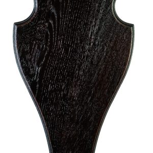 Ecusson Januel en chêne foncé pour cerf 450mm x 240mm
