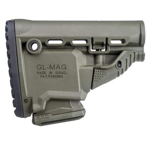 Crosse tactique Verte pour M4 avec Porte Chargeur intégré