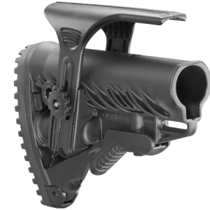 Crosse tactique Verte pour M16/aR15 avec compartiment a piles avec appui joue