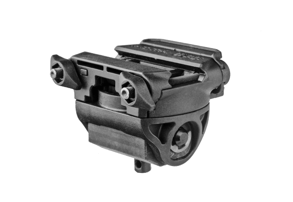Adaptateur picatinny rotatif et inclinable Fab pour bipied Harris