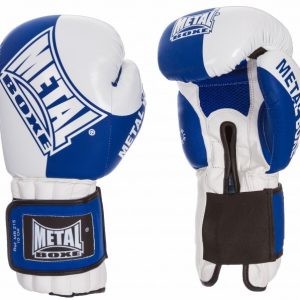 Gants officiel entrainement/competition Metal Boxe - Bleu