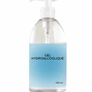 Gel hydroalcoolique normé EN14476 - Flacon pompe - 500 ml