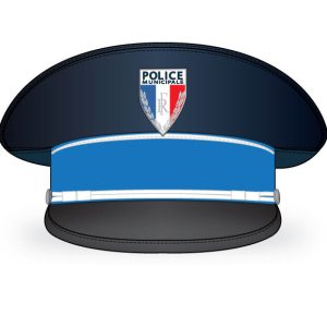 Casquette de cérémonie Police Municipale - Taille 62