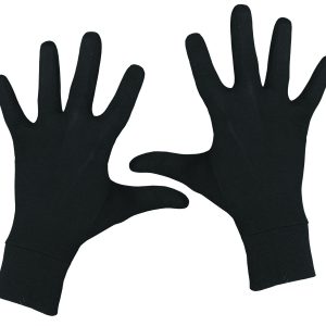 Paire de sous gant en soie - Noir - 10