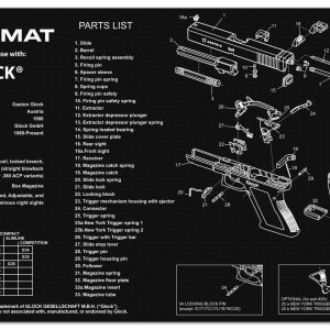 Tapis de démontage Tekmat pour pistolet Glock 17