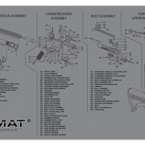 Tapis de démontage Tekmat pour AR-15 - Gris