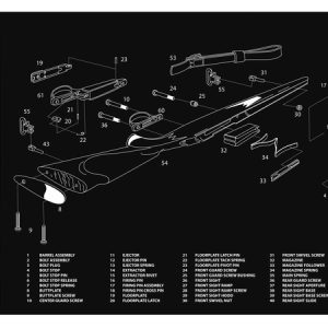 Tapis de démontage Tekmat pour carabine Remington 700
