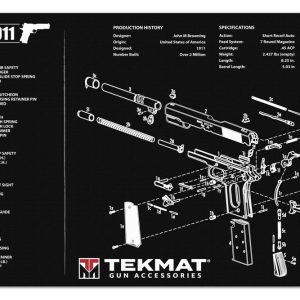 Tapis de démontage Tekmat pour pistolet 1911