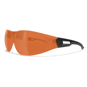 Lunettes Edge Tactical Dragon Fire Monture noire - Orange